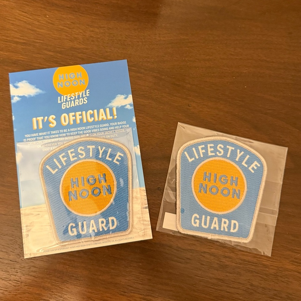 2 High Noon Lifestyle Guard Patches NEW